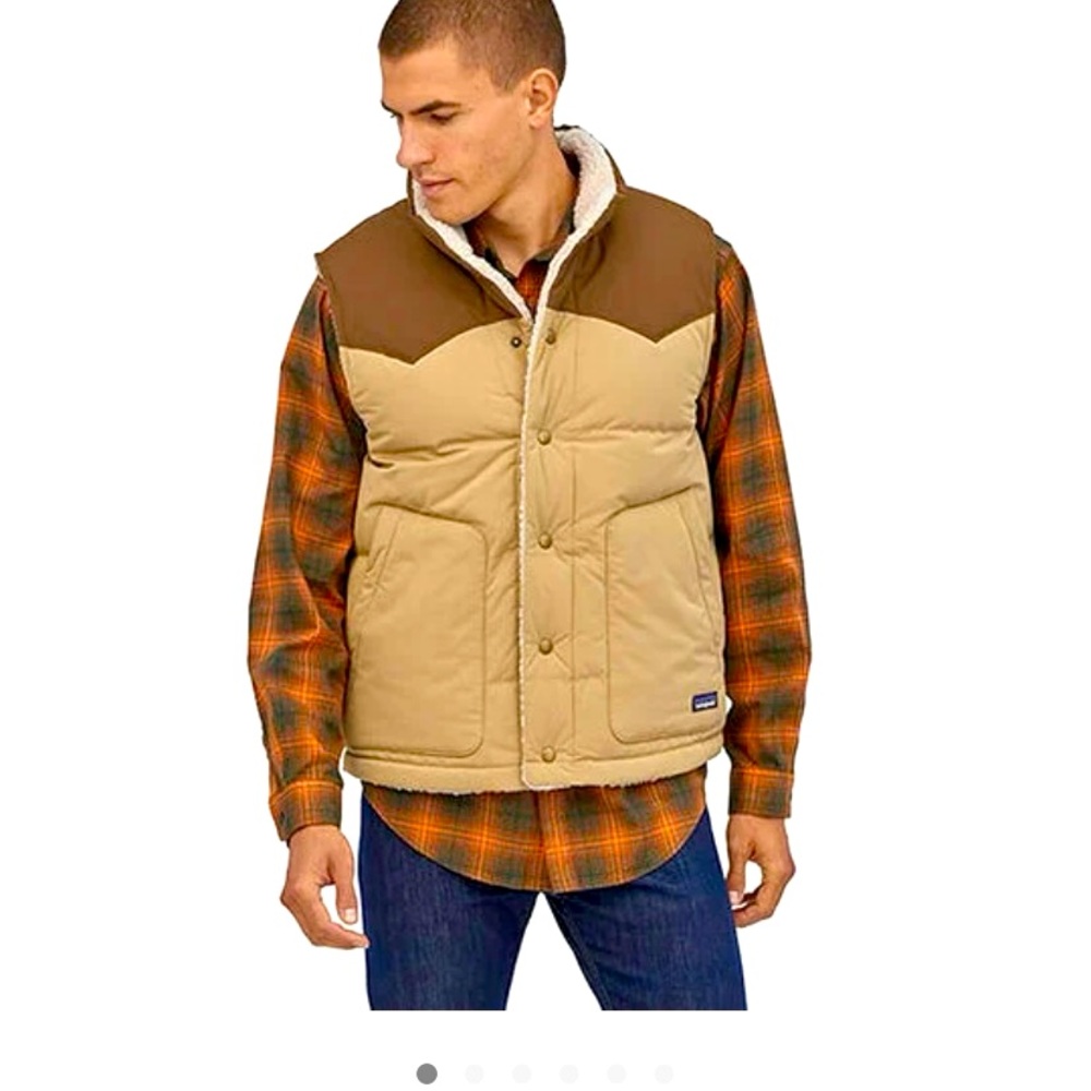 Mens Patagonia reversible vest
